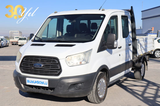 BÜYÜKSOYLU FİLO/2015 MODEL FORD TRANSİT 350M ÇİFT KABİN KAMYONET