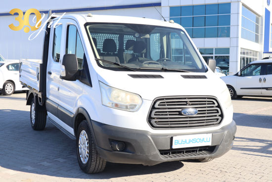 BÜYÜKSOYLU FİLO/2015 MODEL FORD TRANSİT 350M ÇİFT KABİN KAMYONET